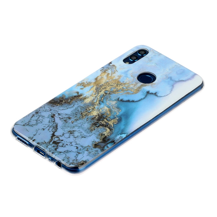 For Huawei Honor 8X Marble Pattern Soft TPU Protective Case