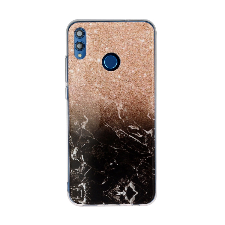 For Huawei Honor 8X Marble Pattern Soft TPU Protective Case