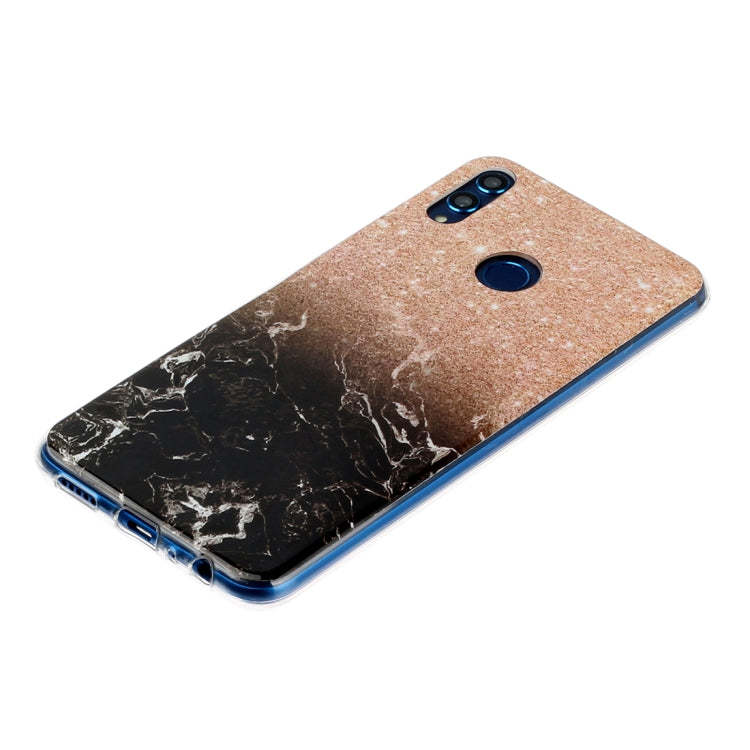 For Huawei Honor 8X Marble Pattern Soft TPU Protective Case