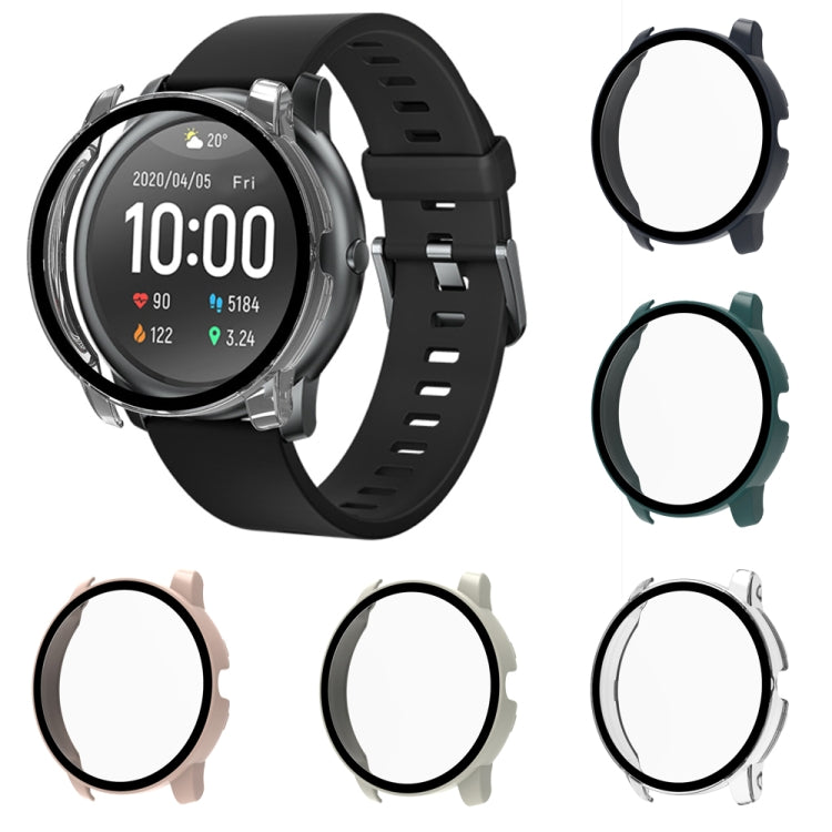 For Xiaomi Haylou Solar / LS05 PC + Tempered Glass Integrated Watch Case