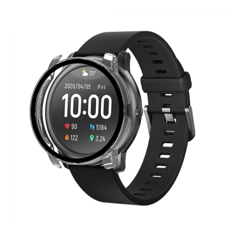 For Xiaomi Haylou Solar / LS05 PC + Tempered Glass Integrated Watch Case