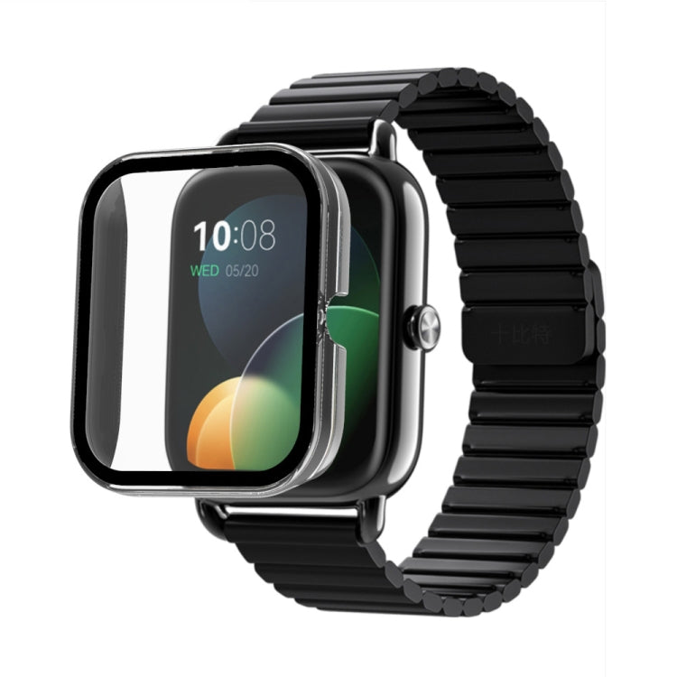 For Xiaomi Haylou RS4 Plus / LS11 PC + Tempered Glass Integrated Watch Case