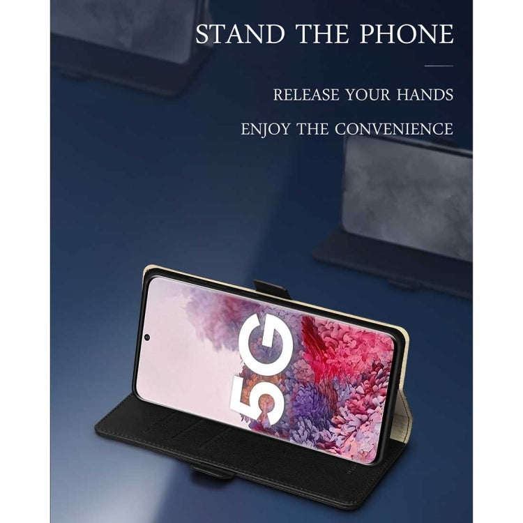For Galaxy A91 / S10 Lite DZGOGO MILO Series TPU + PU Horizontal Flip Leather Case with Holder & Card Slot & Wallet