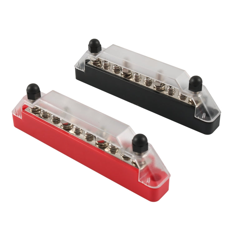 A7473 1 Pair 10 Way Power Distribution Block Terminal Studs with 4 Fixing Screws
