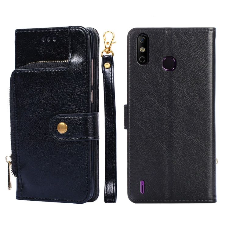 For Infinix Smart 4/X653 Zipper Bag Leather Phone Case