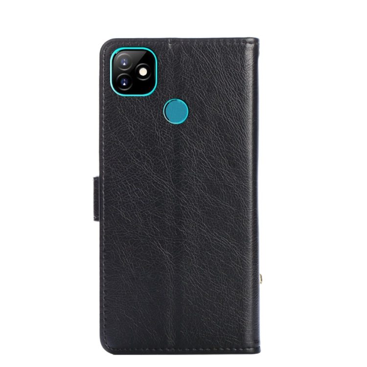 For Itel Vision 1 Zipper Bag Leather Phone Case