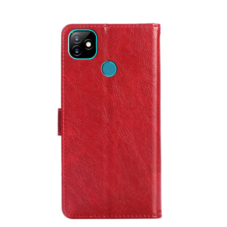 For Itel Vision 1 Zipper Bag Leather Phone Case