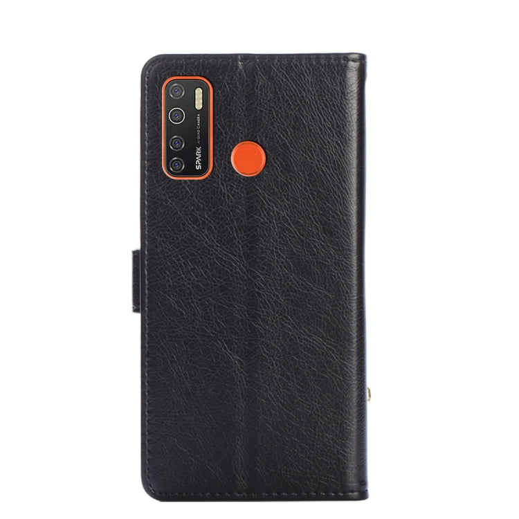 For Tecno Camon 15/CD7/Camon 15 Air/Spark 5/Spark 5 Pro Zipper Bag Leather Phone Case