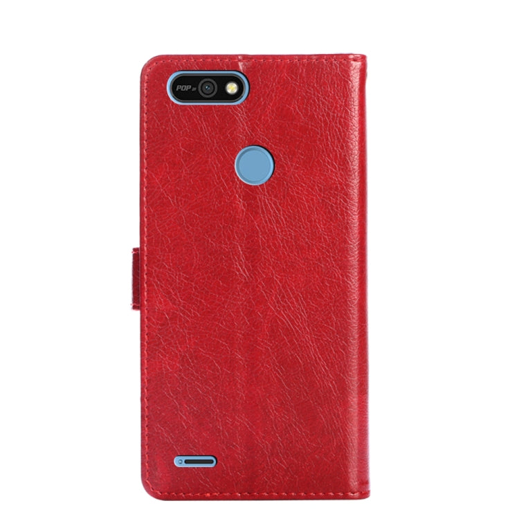 For Tecno Pop 2/Pop 2 F/Pop 2 Pro/Pop 2 Power/Itel P13/B1F Zipper Bag Leather Phone Case
