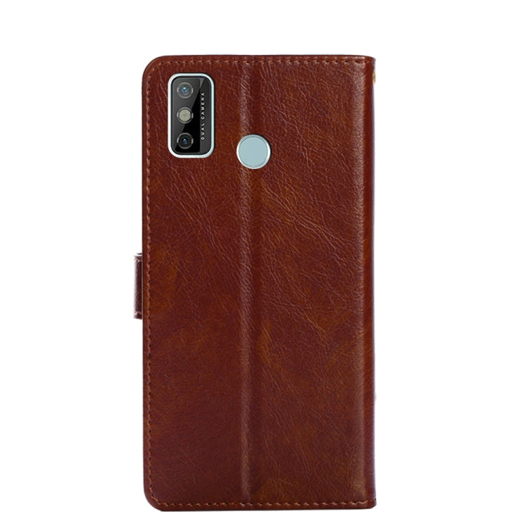For Tecno Spark 6 GO Zipper Bag Leather Phone Case