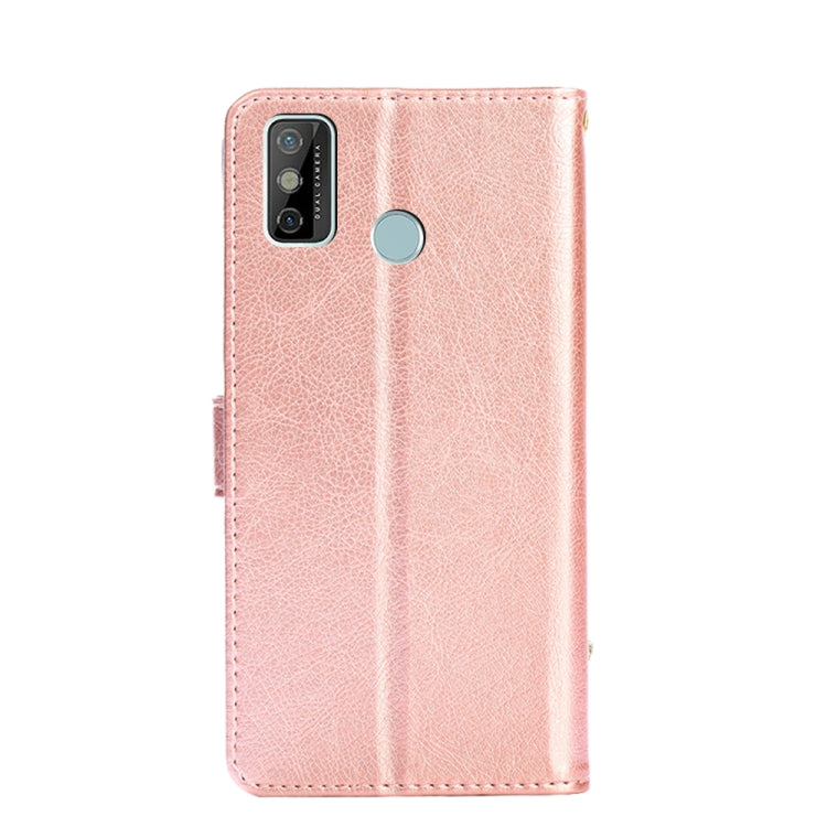 For Tecno Spark 6 GO Zipper Bag Leather Phone Case