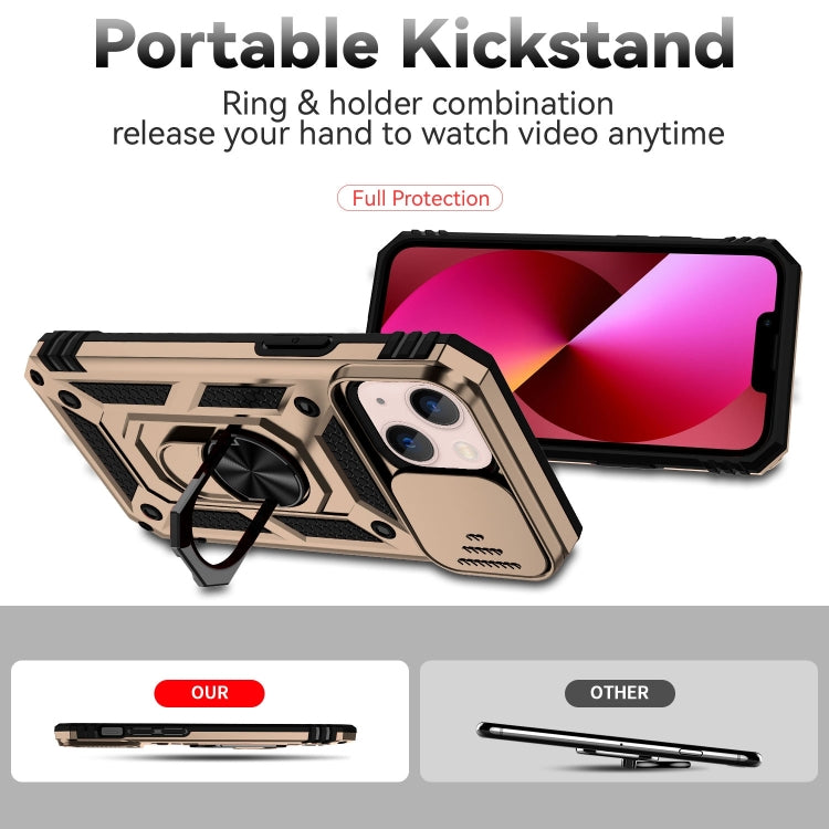 For iPhone 14 Sliding Camshield Holder Phone Case