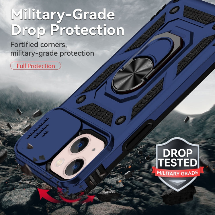 For iPhone 14 Plus Sliding Camshield Holder Phone Case