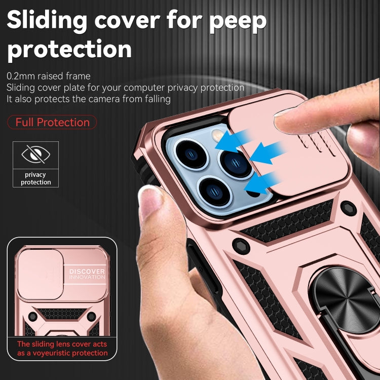 For iPhone 14 Pro Sliding Camshield Holder Phone Case