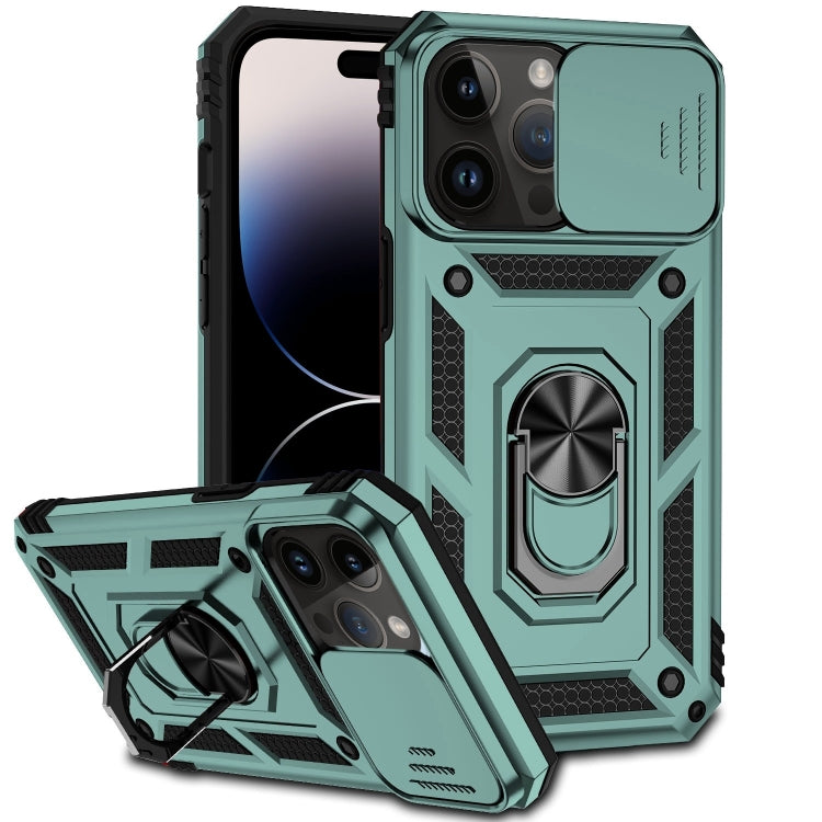 For iPhone 14 Pro Sliding Camshield Holder Phone Case