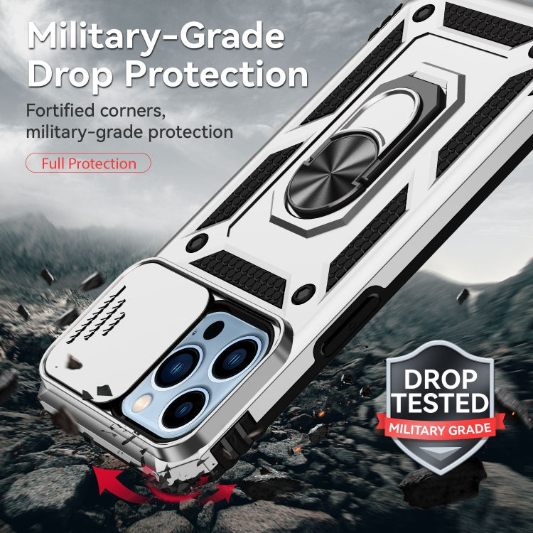 For iPhone 14 Pro Max Sliding Camshield Holder Phone Case