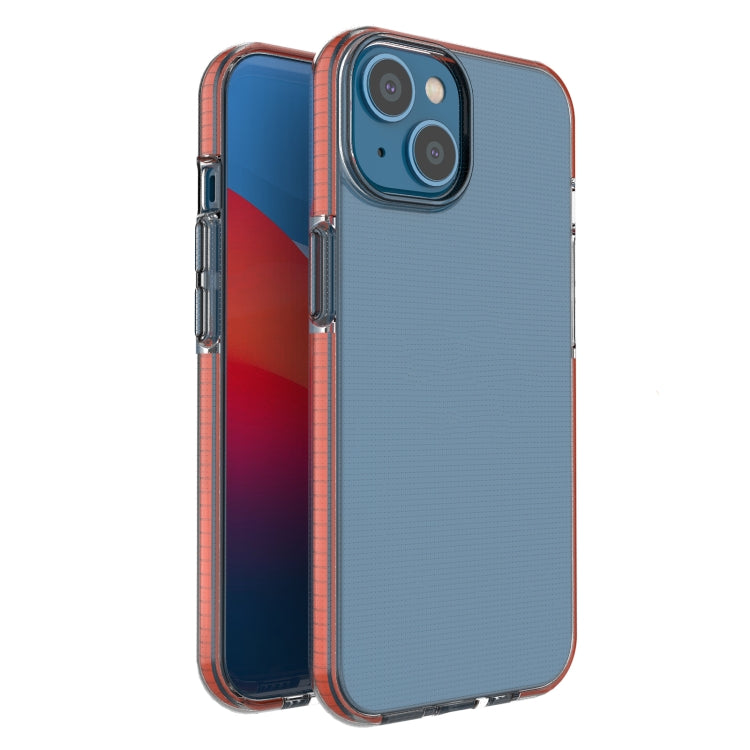 For iPhone 14 Two-color Transparent TPU Phone Case