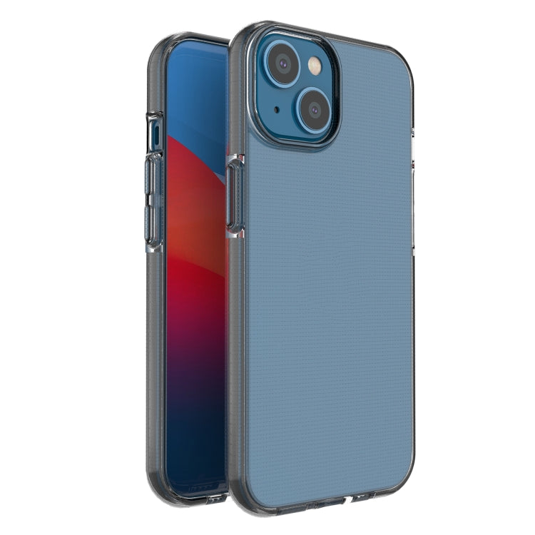 For iPhone 14 Plus Two-color Transparent TPU Phone Case