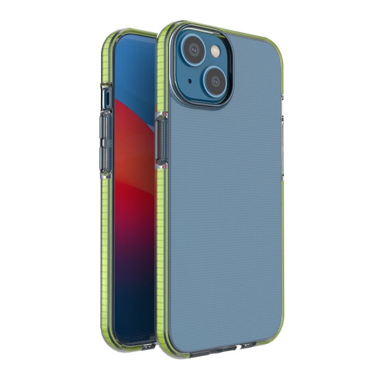 For iPhone 14 Plus Two-color Transparent TPU Phone Case