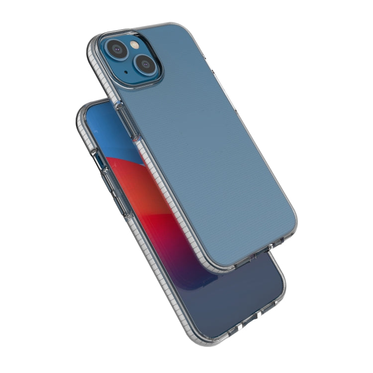 For iPhone 14 Plus Two-color Transparent TPU Phone Case
