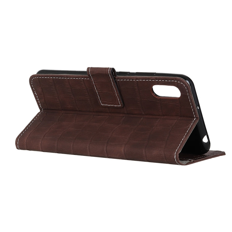 For Alcatel 1B 2020 /Alcatel 1A 2020 Crocodile Texture Horizontal Flip Leather Case with Holder & Card Slots & Wallet
