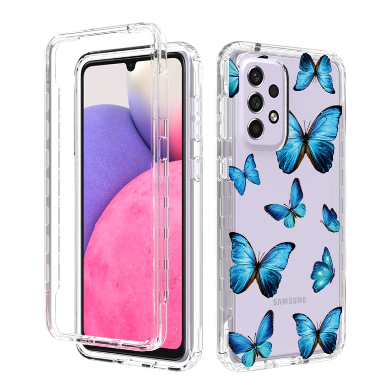 For Samsung Galaxy A33 Transparent Painted Phone Case