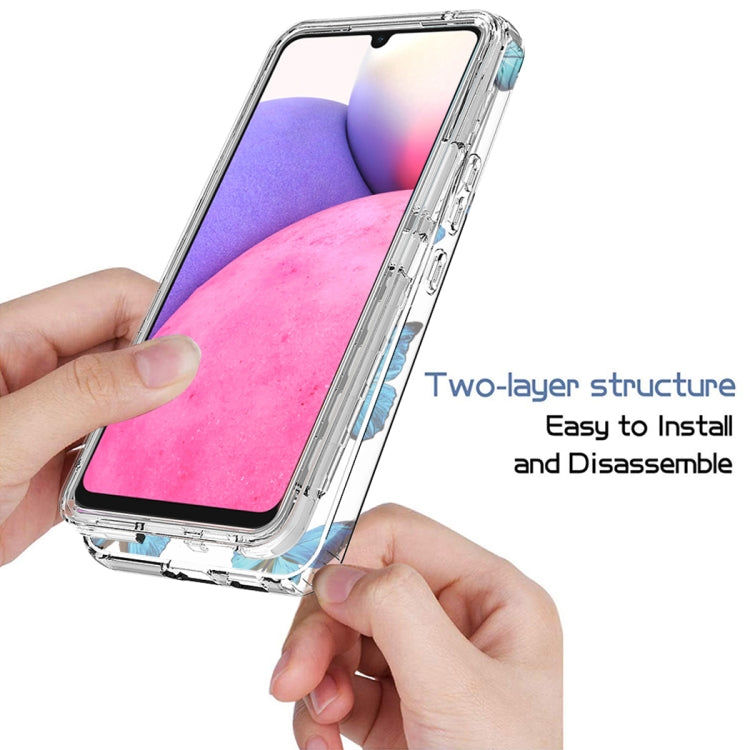 For Samsung Galaxy A33 Transparent Painted Phone Case
