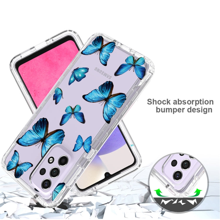 For Samsung Galaxy A33 Transparent Painted Phone Case