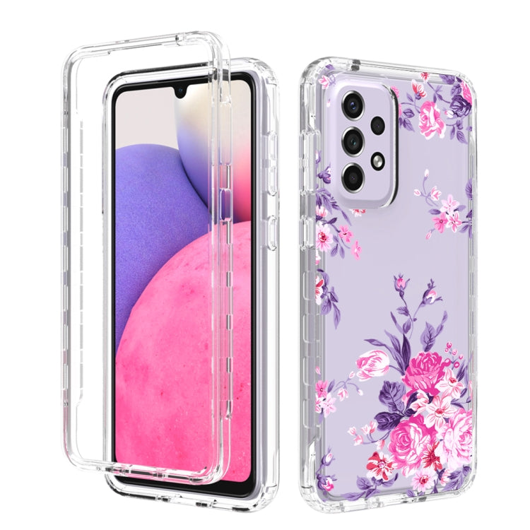 For Samsung Galaxy A33 Transparent Painted Phone Case
