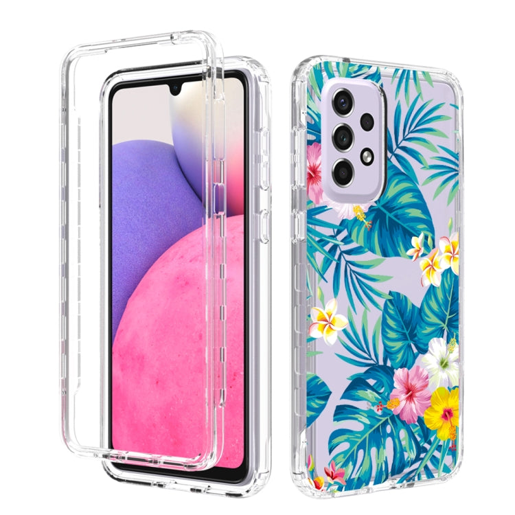 For Samsung Galaxy A33 Transparent Painted Phone Case