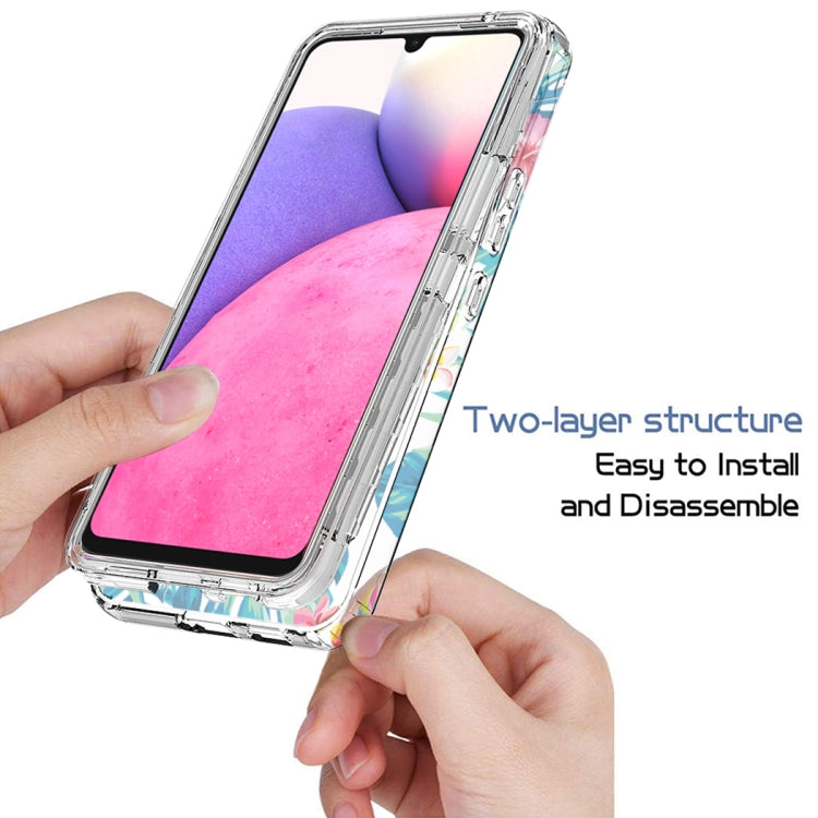 For Samsung Galaxy A33 Transparent Painted Phone Case