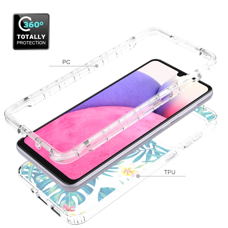 For Samsung Galaxy A33 Transparent Painted Phone Case
