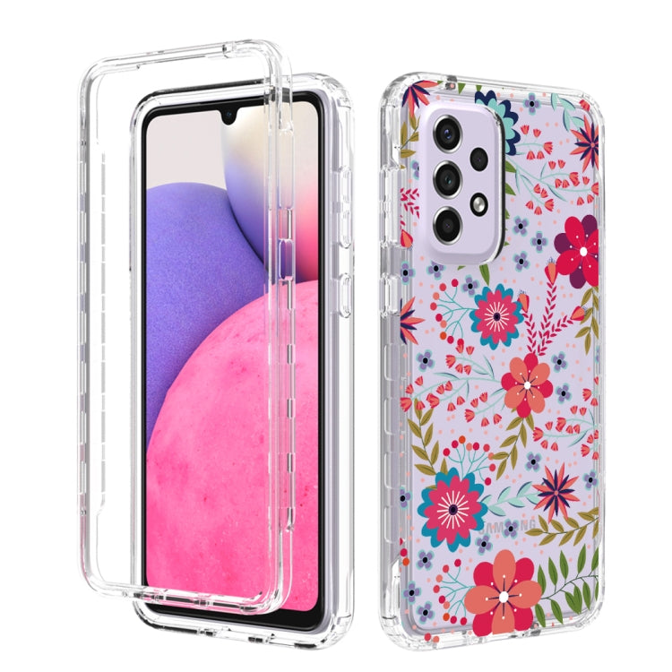 For Samsung Galaxy A33 Transparent Painted Phone Case