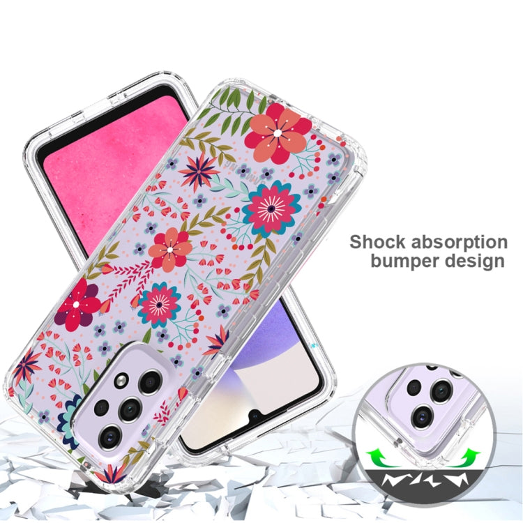 For Samsung Galaxy A33 Transparent Painted Phone Case