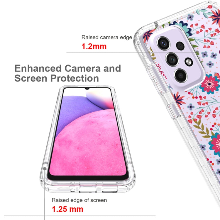 For Samsung Galaxy A33 Transparent Painted Phone Case