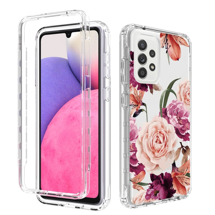 For Samsung Galaxy A33 Transparent Painted Phone Case