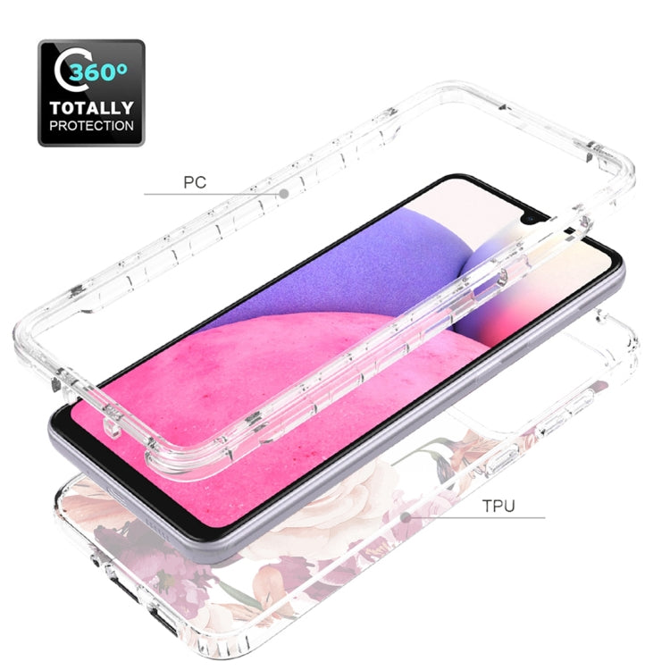 For Samsung Galaxy A33 Transparent Painted Phone Case