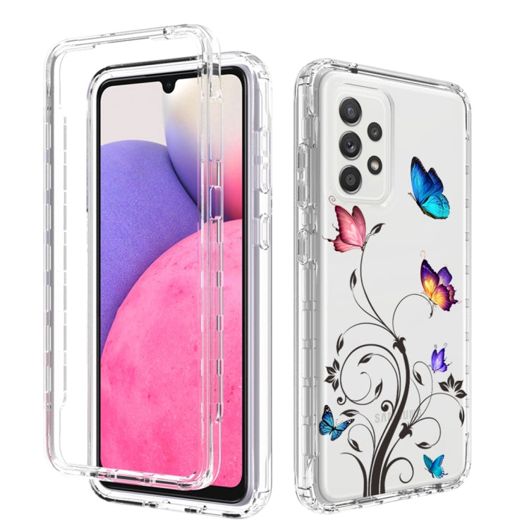 For Samsung Galaxy A33 Transparent Painted Phone Case