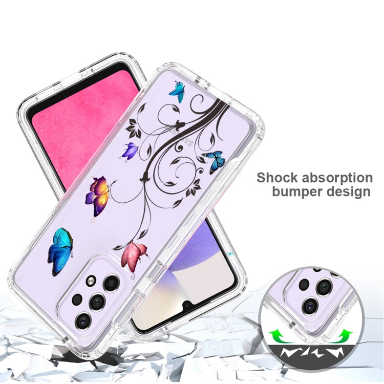 For Samsung Galaxy A33 Transparent Painted Phone Case