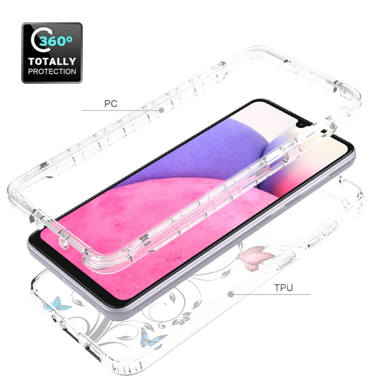 For Samsung Galaxy A33 Transparent Painted Phone Case