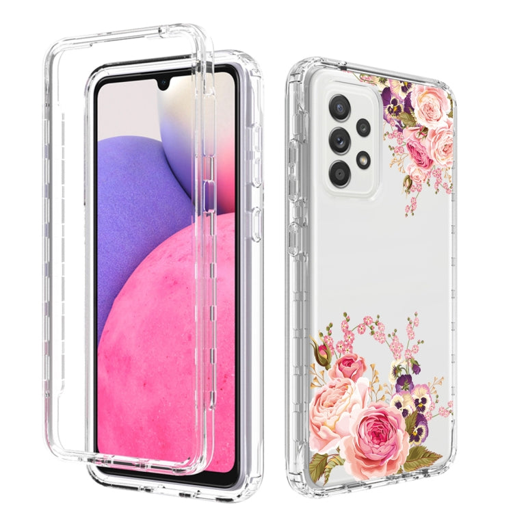 For Samsung Galaxy A33 Transparent Painted Phone Case