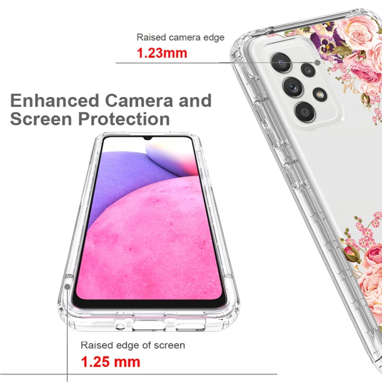 For Samsung Galaxy A33 Transparent Painted Phone Case