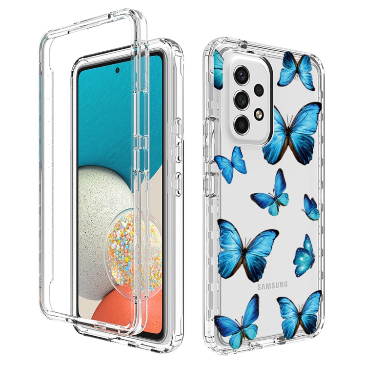 For Samsung Galaxy A53 Transparent Painted Phone Case