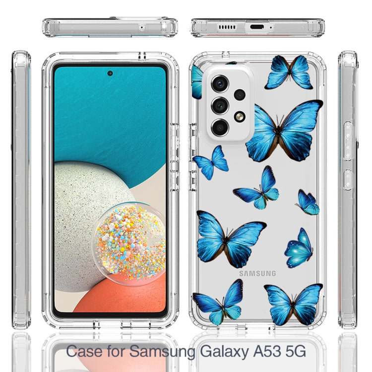 For Samsung Galaxy A53 Transparent Painted Phone Case