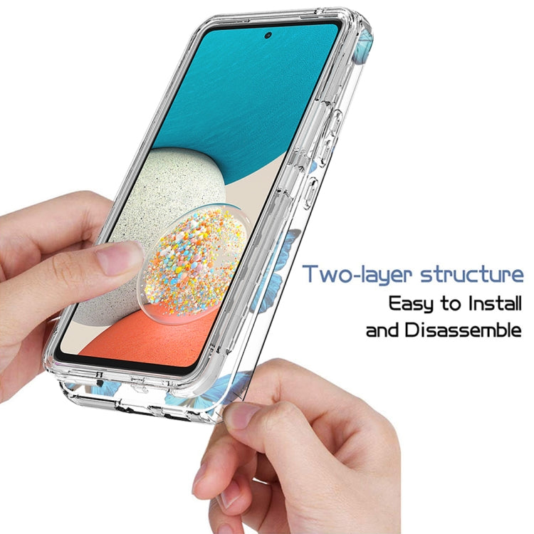 For Samsung Galaxy A53 Transparent Painted Phone Case