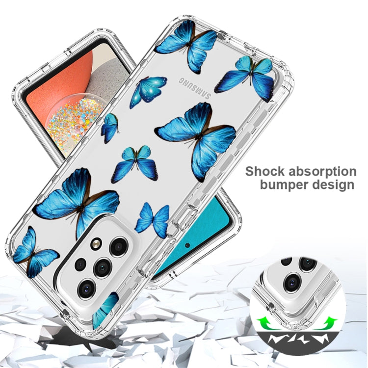 For Samsung Galaxy A53 Transparent Painted Phone Case