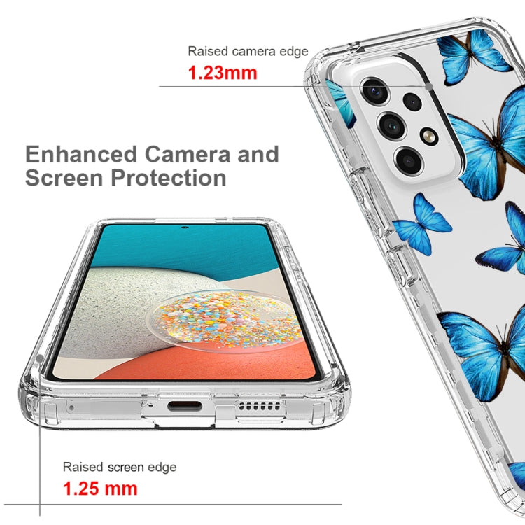 For Samsung Galaxy A53 Transparent Painted Phone Case