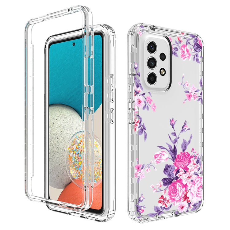 For Samsung Galaxy A53 Transparent Painted Phone Case