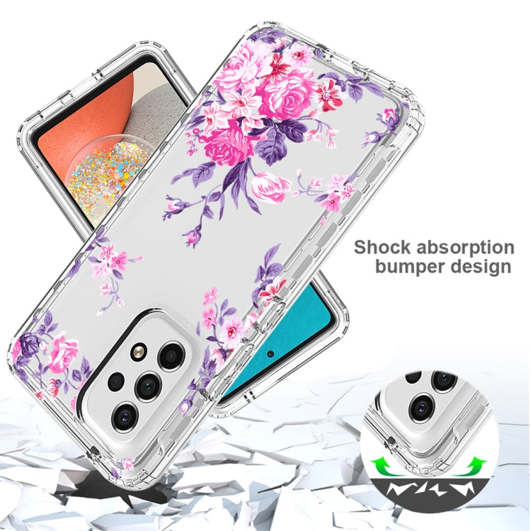 For Samsung Galaxy A53 Transparent Painted Phone Case