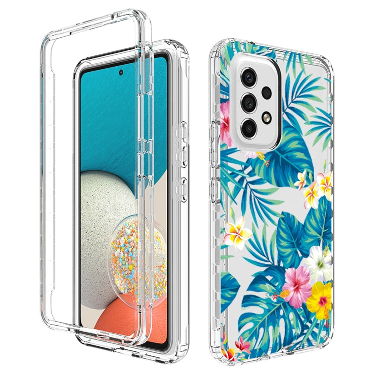 For Samsung Galaxy A53 Transparent Painted Phone Case